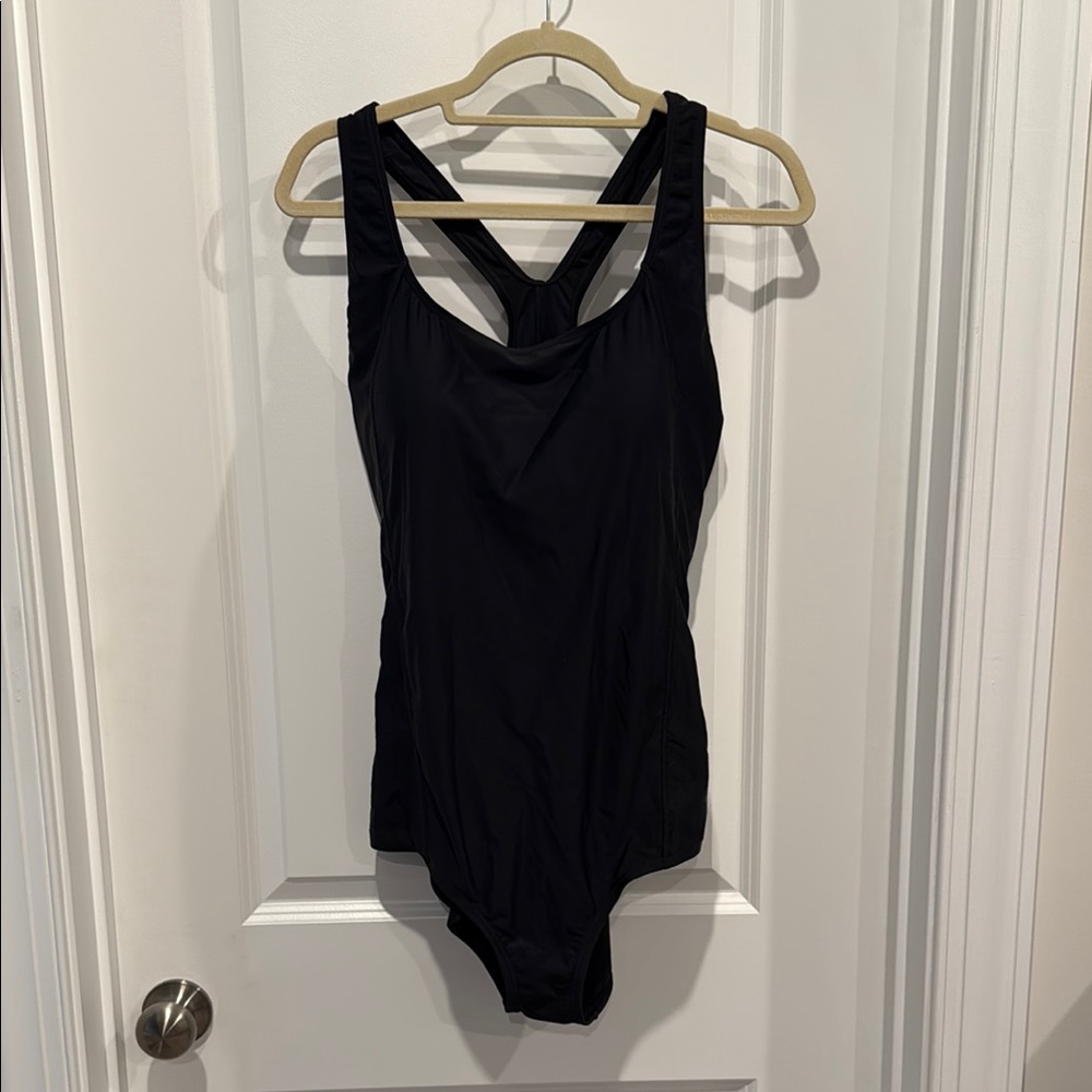 Speedo Black PowerFLEX Swimsuit